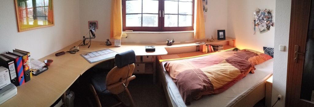 Bett Innenausbau Multiplex Birke LED indirekte Beleuchtung